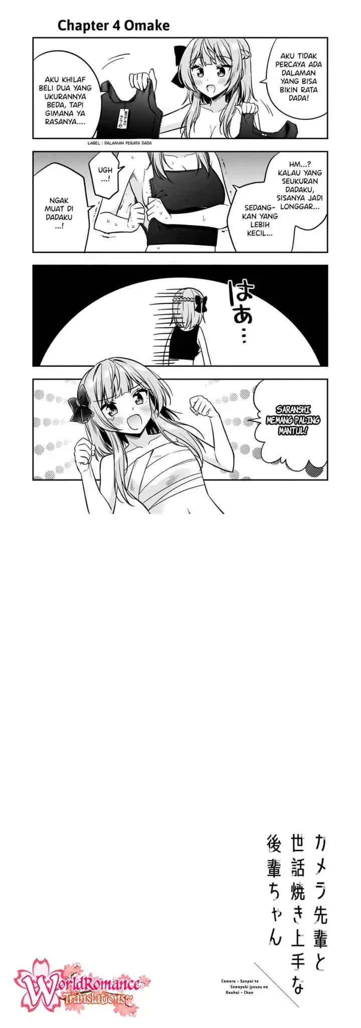 Camera-senpai to Sewayaki Jouzu na Kouhai-chan chapter 4 halaman 18
