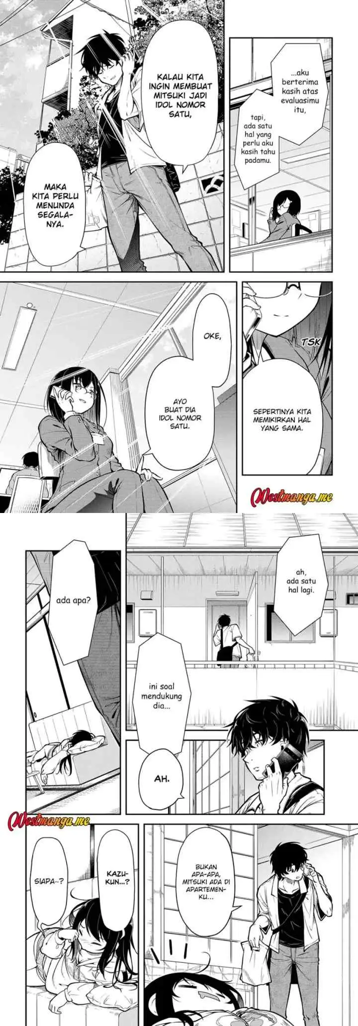 Kokuminteki Idol ni natta Osananajimi ga, Boro Apartment ni Sunderu Ore no Tonari ni Hikkoshite Kita Ken chapter 7 halaman 7