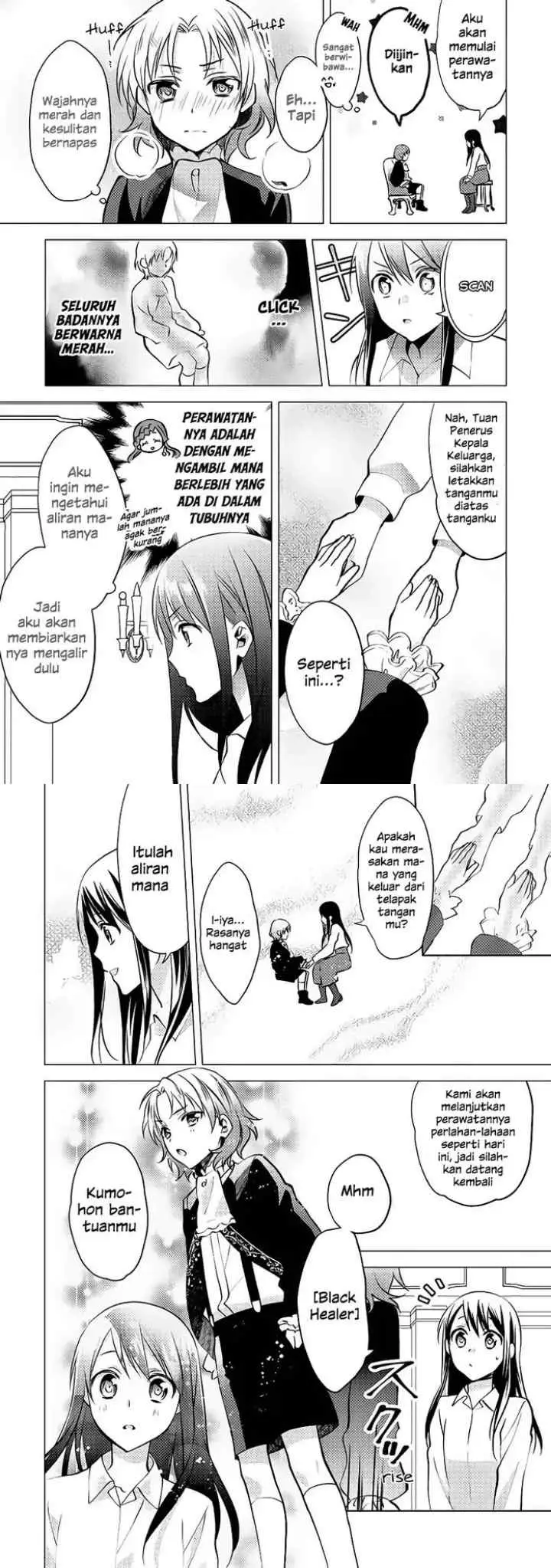 Isekai de ~Kuro no Iyashi Te~ tte Yobareteimasu chapter 9 halaman 8