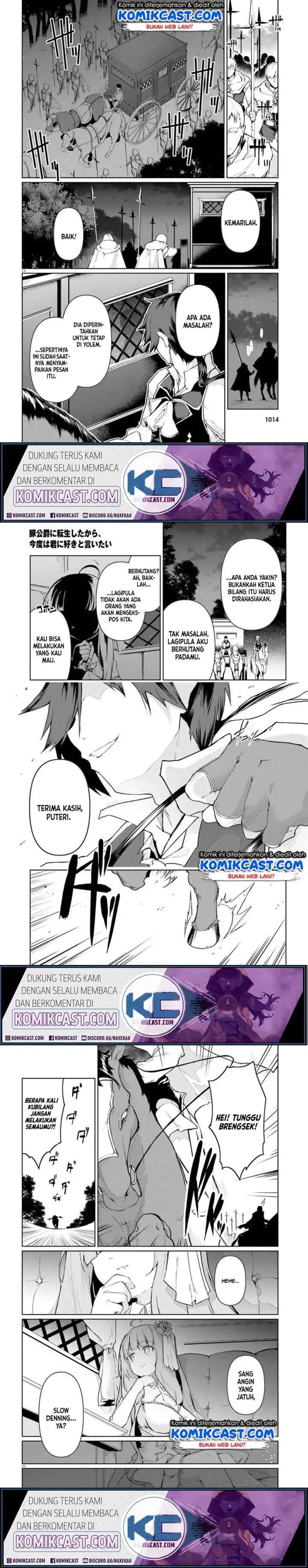 Buta Koushaku ni Tensei shita kara Kondo wa Kimi ni Suki to Iitai chapter 20 halaman 9