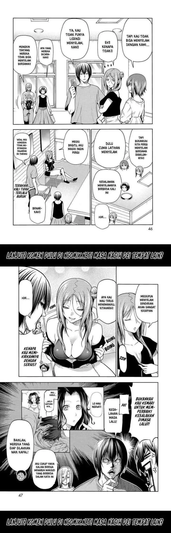 Grand Blue chapter 68.1 halaman 5