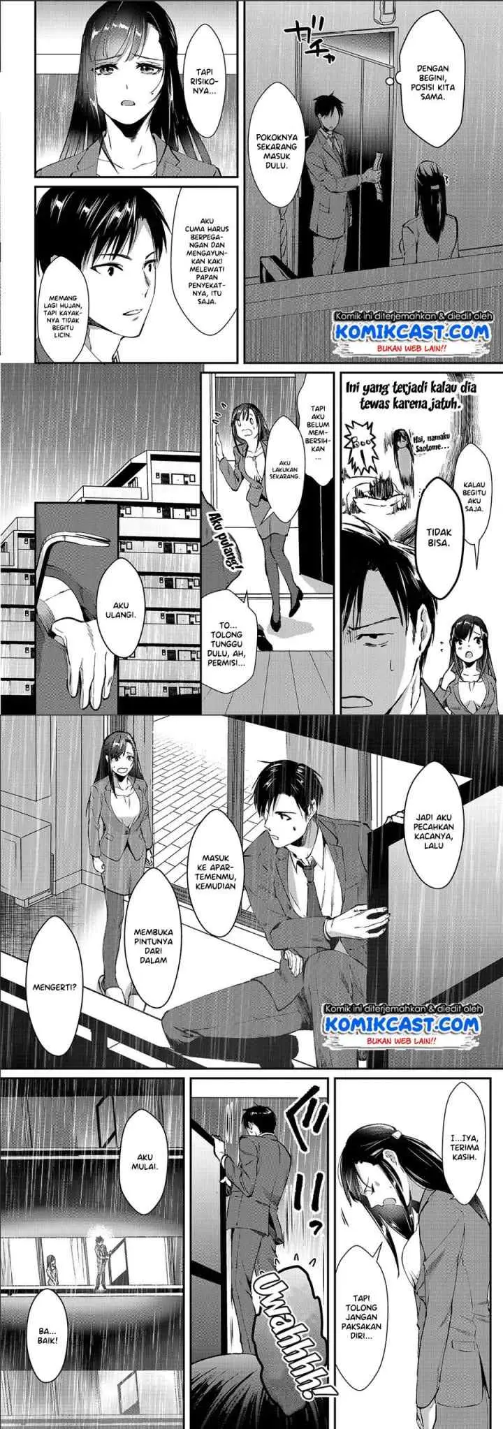 It's Fun Having a 300,000 yen a Month Job Welcoming Home an Onee-san Who Doesn't Find Meaning in a Job That Pays Her 500,000 yen a Month chapter 1 halaman 6
