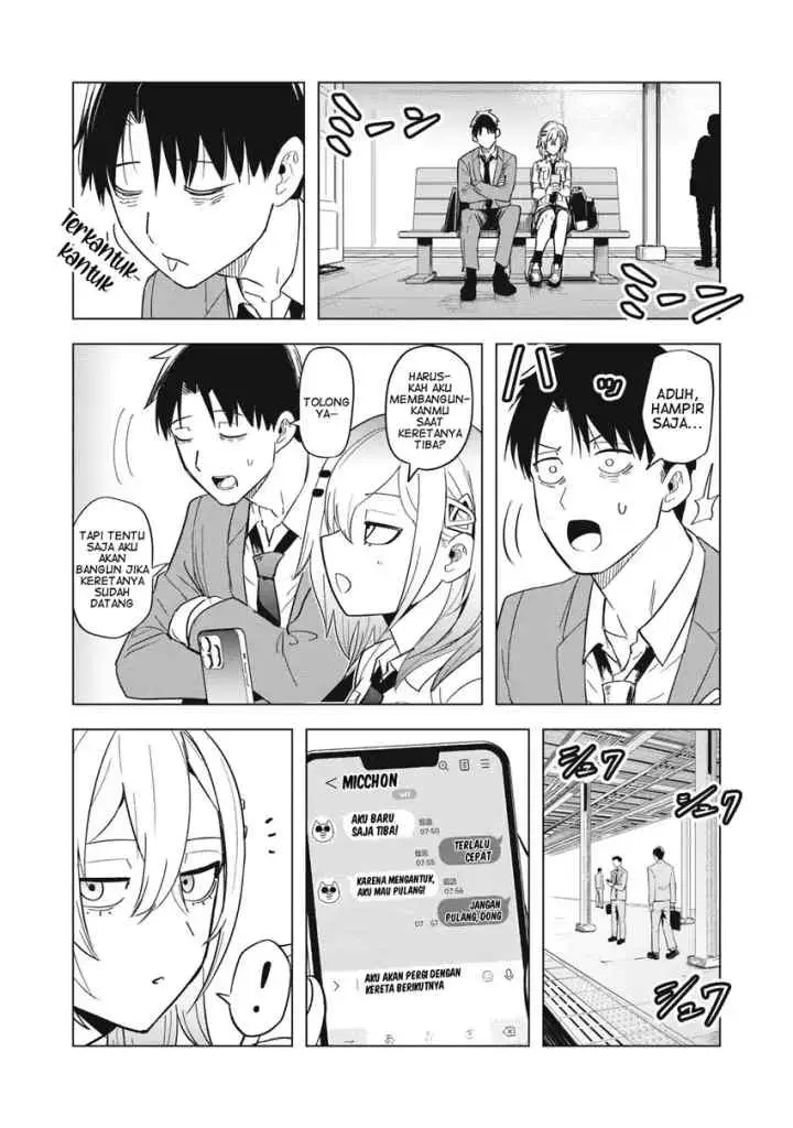 Asa no Tsuukin Densha de, Yatara to Hanashikakete Kuru Joshikousei chapter 8 halaman 11