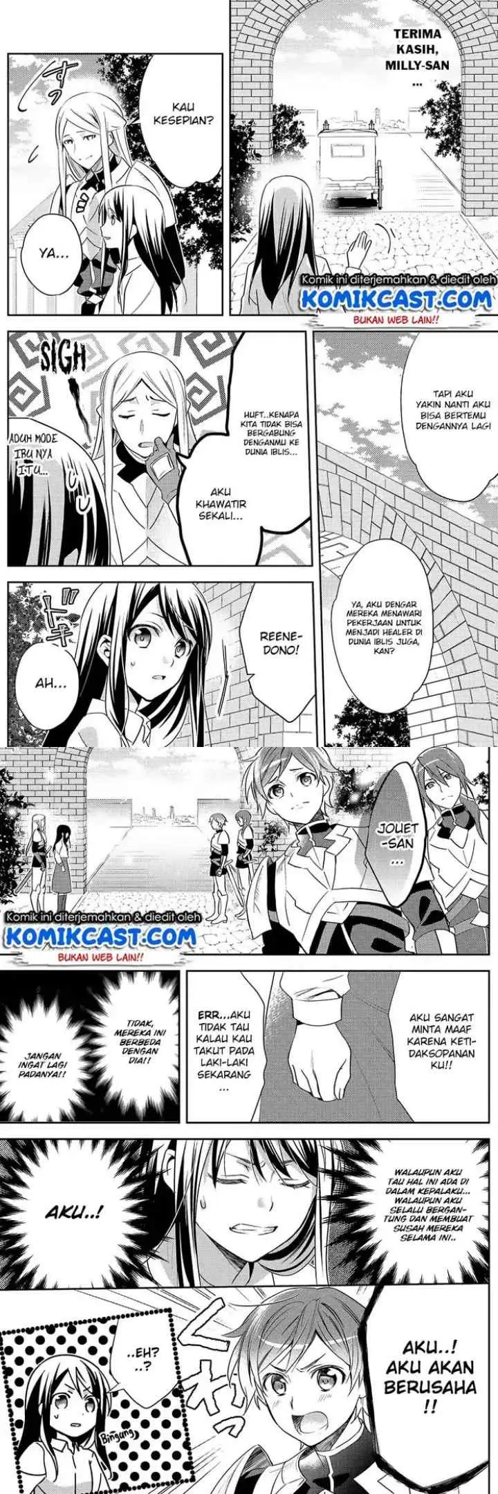 Isekai de ~Kuro no Iyashi Te~ tte Yobareteimasu chapter 27 halaman 8