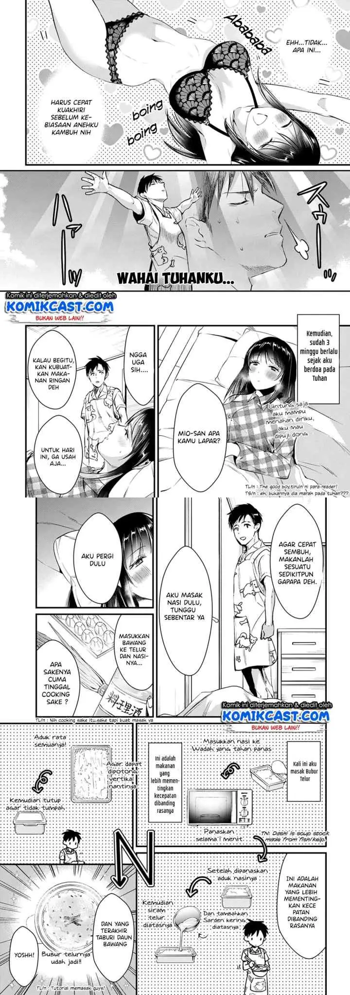 It's Fun Having a 300,000 yen a Month Job Welcoming Home an Onee-san Who Doesn't Find Meaning in a Job That Pays Her 500,000 yen a Month chapter 4 halaman 8