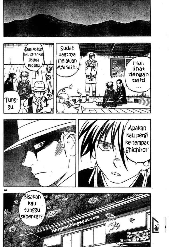 Kekkaishi Ayakashi Hojinden chapter 302 halaman 16