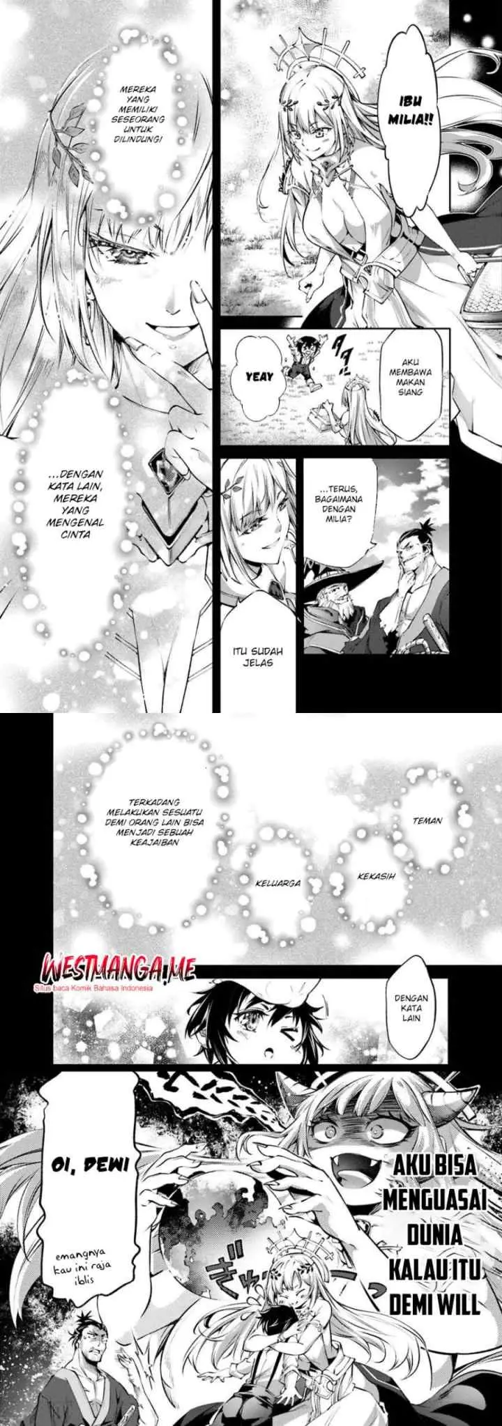 Kamigami ni Sodaterare Shimo no, Saikyou to Naru chapter 58 halaman 5
