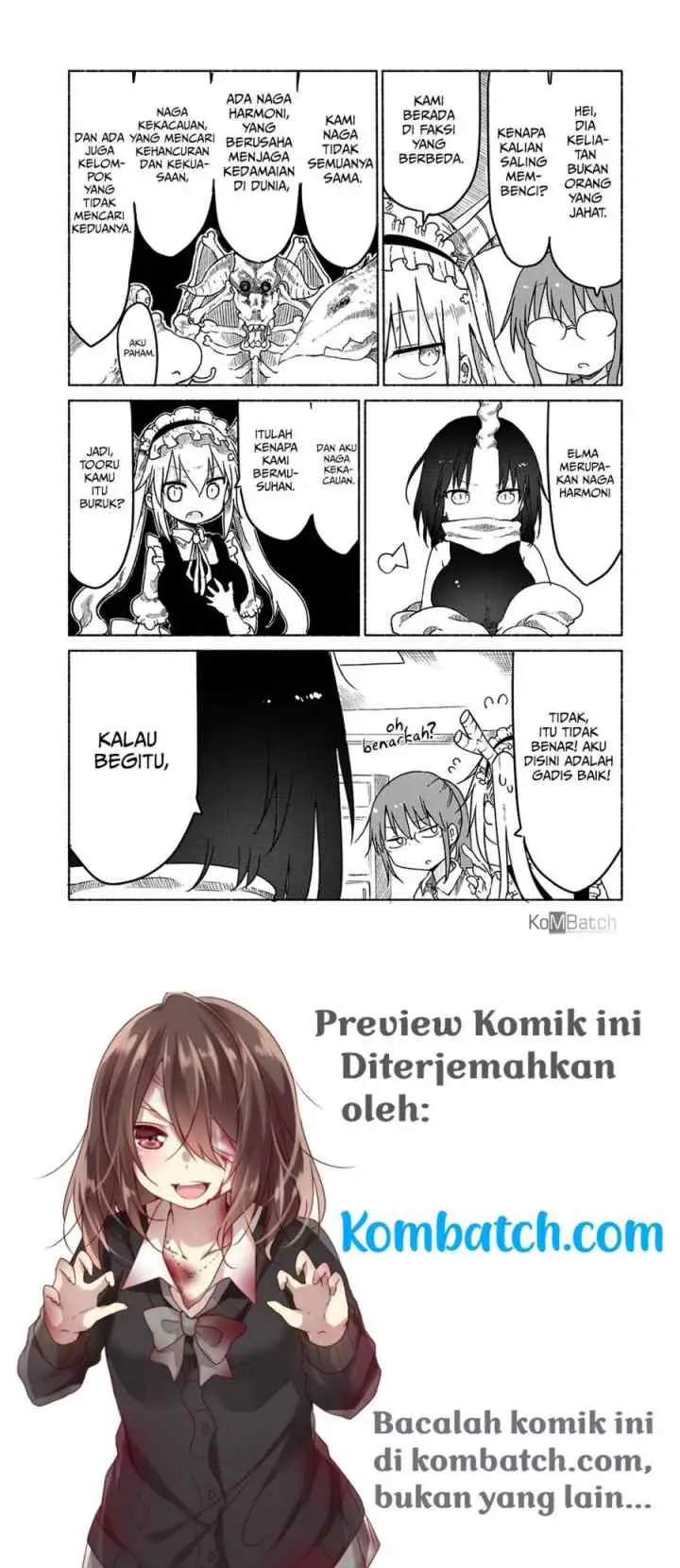 Kobayashi-san Chi no Maid Dragon chapter 24 halaman 8