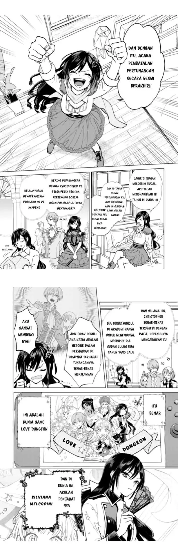Akuyaku Reijou wa Slow Life o Enjoy Shitai!: Yatto Kon'yaku Hakisareta no ni, Daini Ouji ga Meccha Stalker Shitekurun desu kedo chapter 1 halaman 7