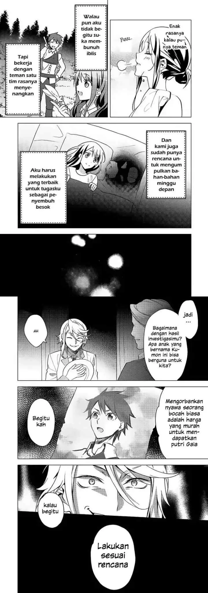 Isekai de ~Kuro no Iyashi Te~ tte Yobareteimasu chapter 11 halaman 14