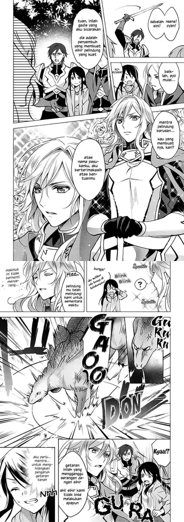 Isekai de ~Kuro no Iyashi Te~ tte Yobareteimasu chapter 4 halaman 5