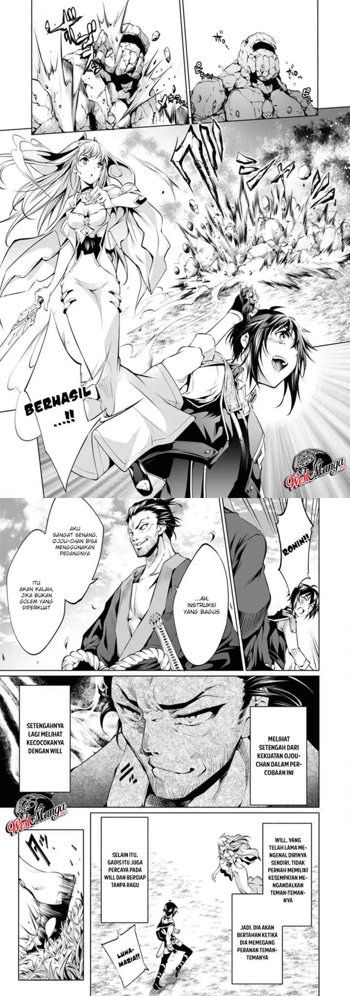 Kamigami ni Sodaterare Shimo no, Saikyou to Naru chapter 5.2 halaman 8