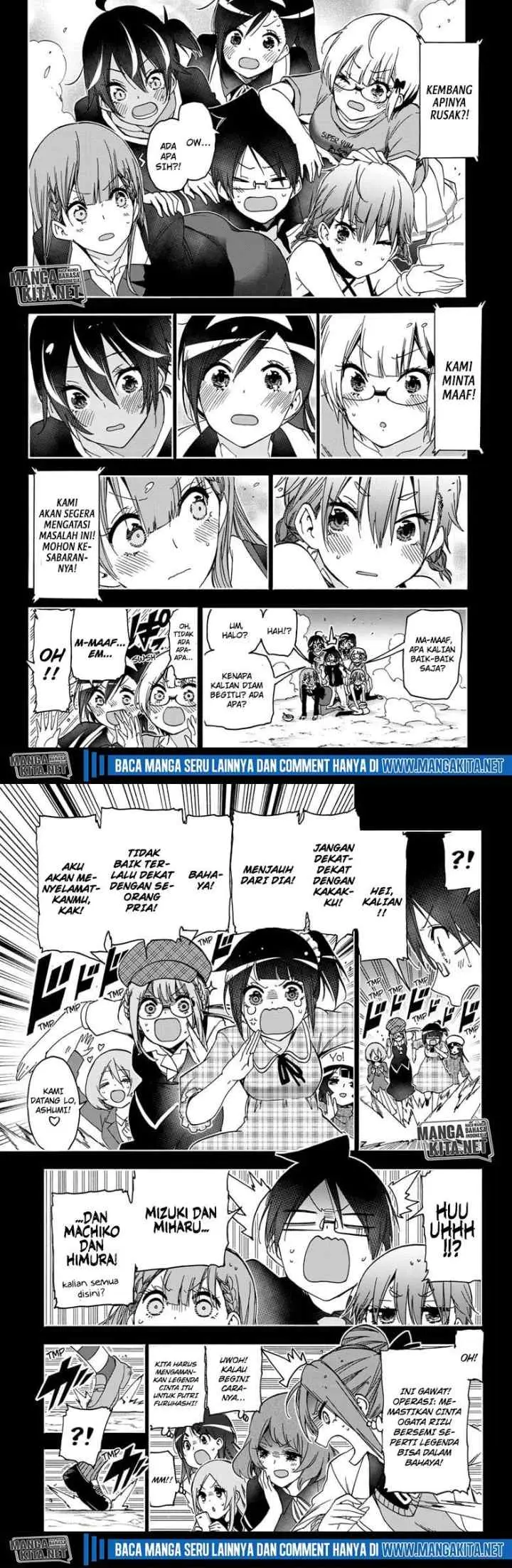 Bokutachi wa Benkyou ga Dekinai chapter 187 halaman 6