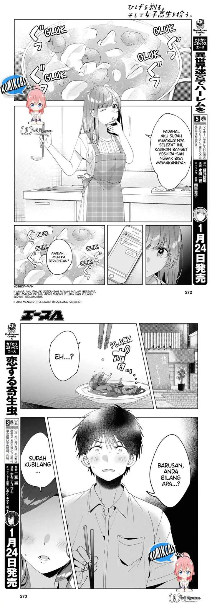 Hige Wo Soru. Soshite Joshikosei Wo Hirou chapter 13 halaman 13