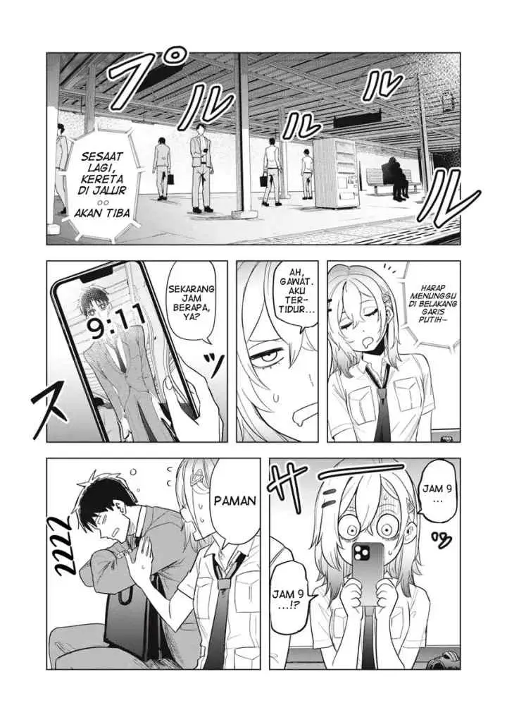 Asa no Tsuukin Densha de, Yatara to Hanashikakete Kuru Joshikousei chapter 8 halaman 13