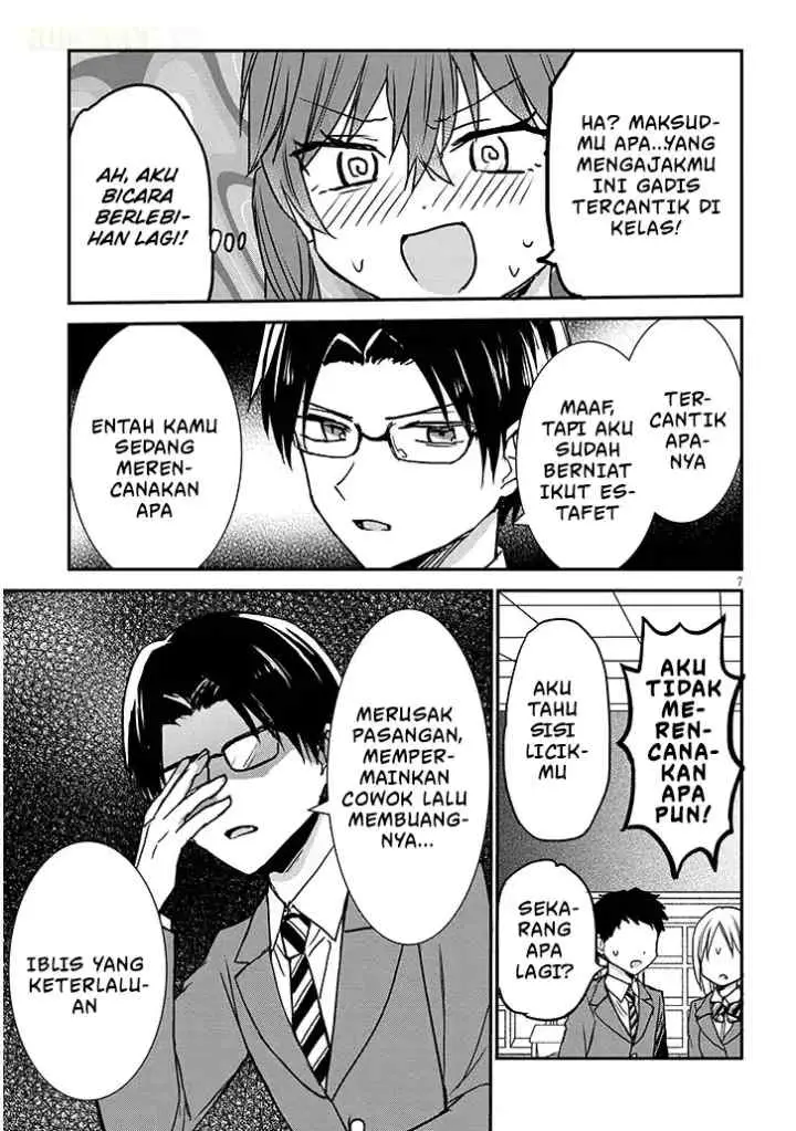 Kao ni Denai Kashiwada-san to Kao ni Deru Oota-kun + chapter 34 halaman 8