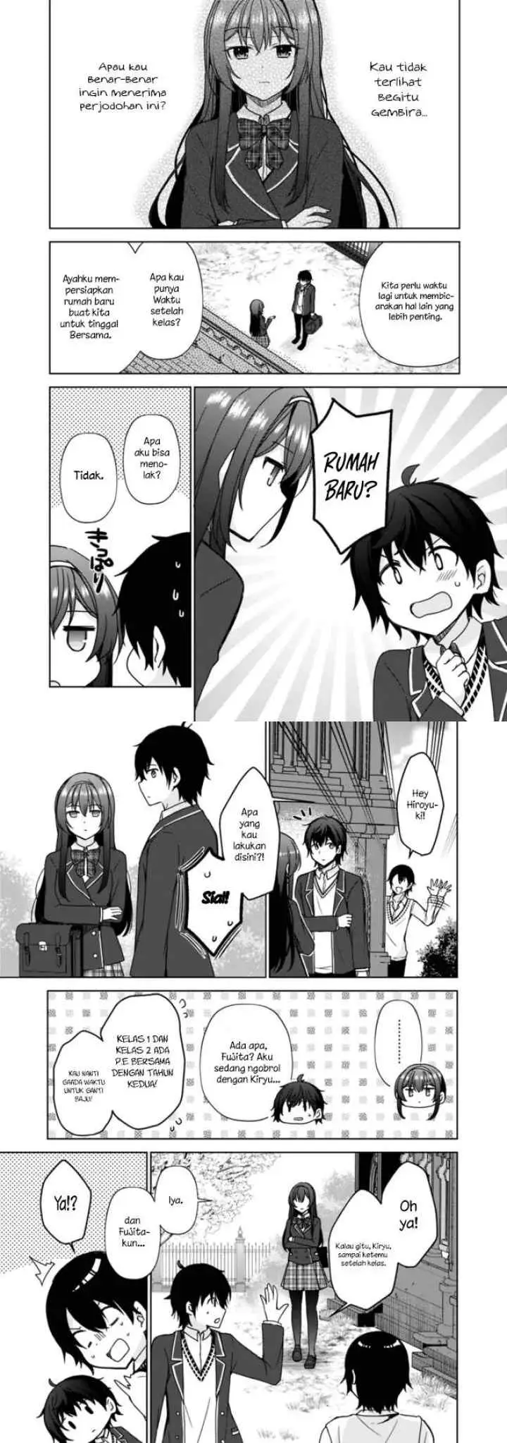 Iinazuke ga Dekita to Omottara, Sono Iinazuke ga Gakkou de Yuumei na chapter 1.1 halaman 10
