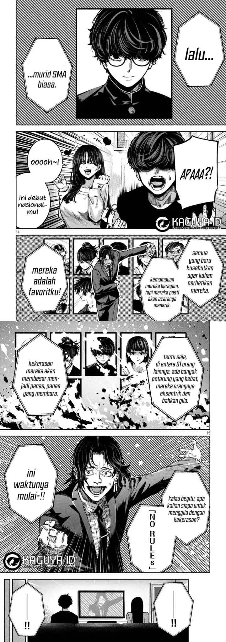 Bouryoku Banzai chapter 23 halaman 9