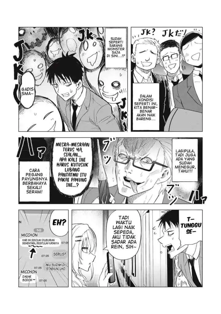 Asa no Tsuukin Densha de, Yatara to Hanashikakete Kuru Joshikousei chapter 3 halaman 14