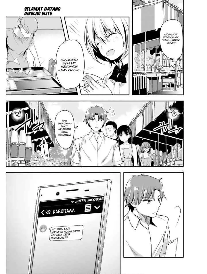 Youkoso Jitsuryoku Shijou Shugi no Kyoushitsu e chapter 53 halaman 12