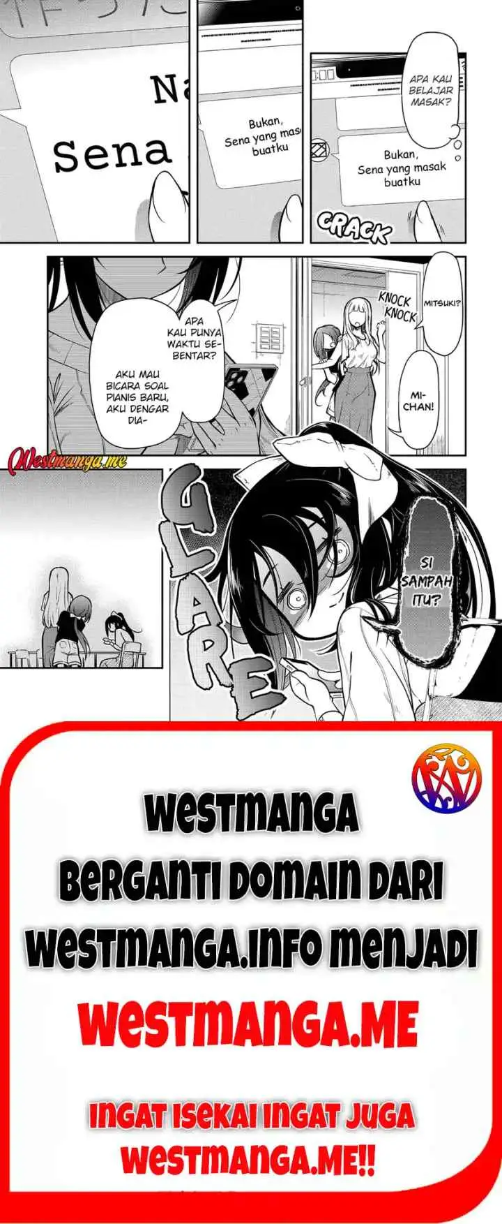 Kokuminteki Idol ni natta Osananajimi ga, Boro Apartment ni Sunderu Ore no Tonari ni Hikkoshite Kita Ken chapter 9 halaman 8
