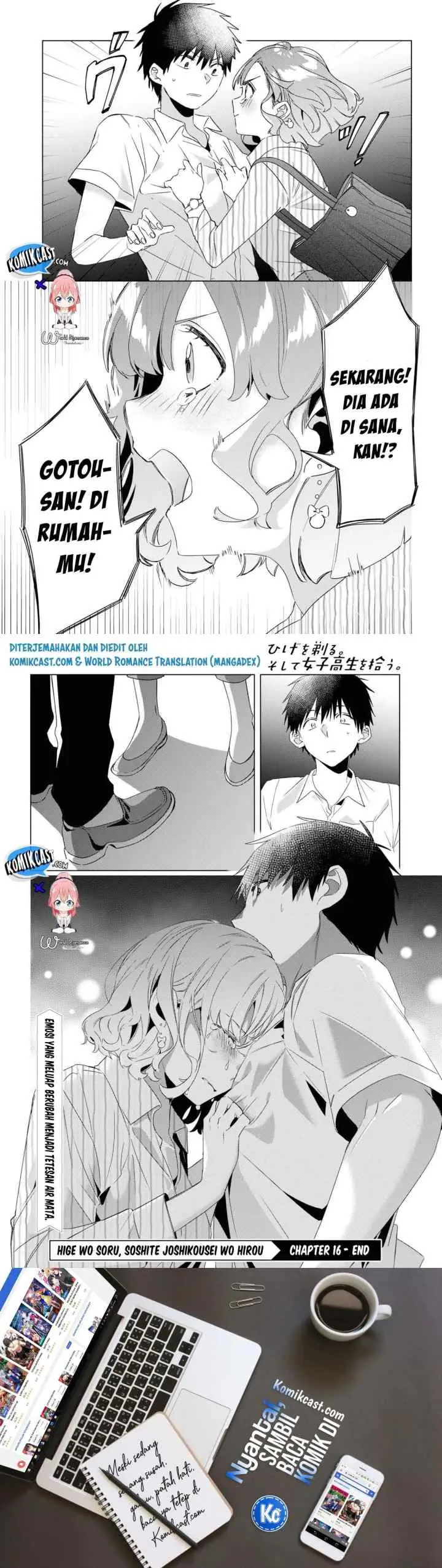 Hige Wo Soru. Soshite Joshikosei Wo Hirou chapter 16 halaman 14