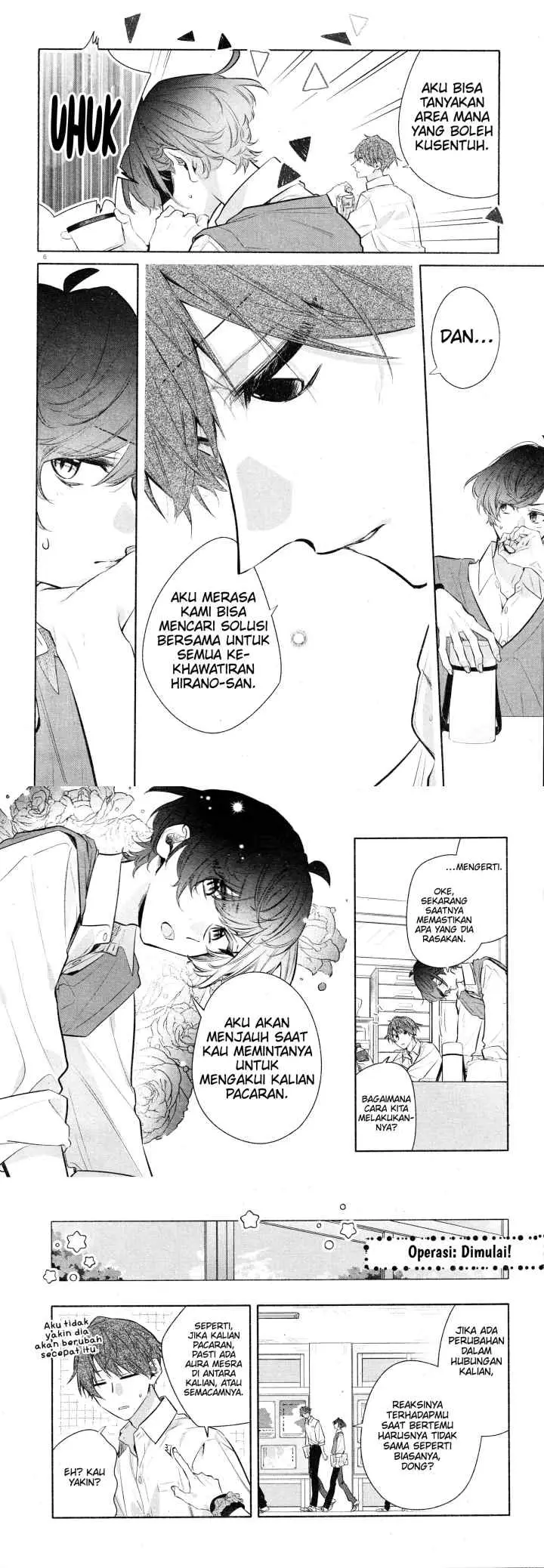 Hirano to Kagiura chapter 33.1 halaman 4