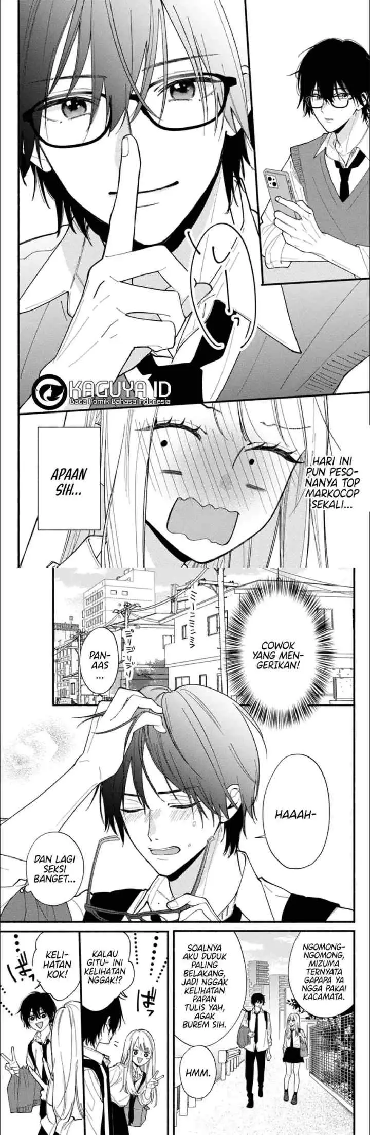Class no Inkya ni Kareshi no Sainou ga Ari Sugiru chapter 2.1 halaman 6