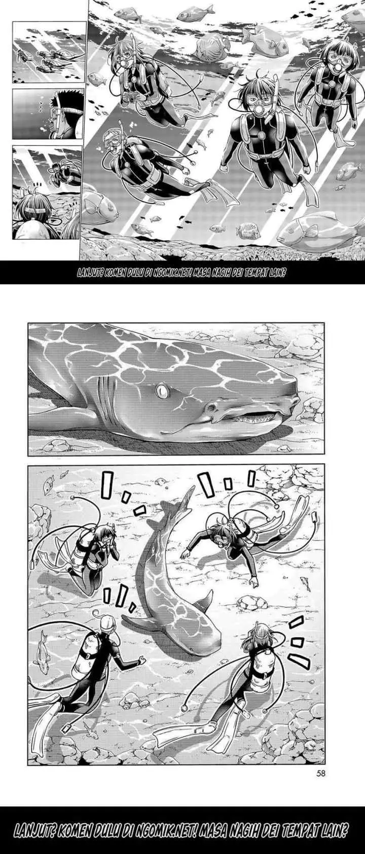 Grand Blue chapter 68.1 halaman 10