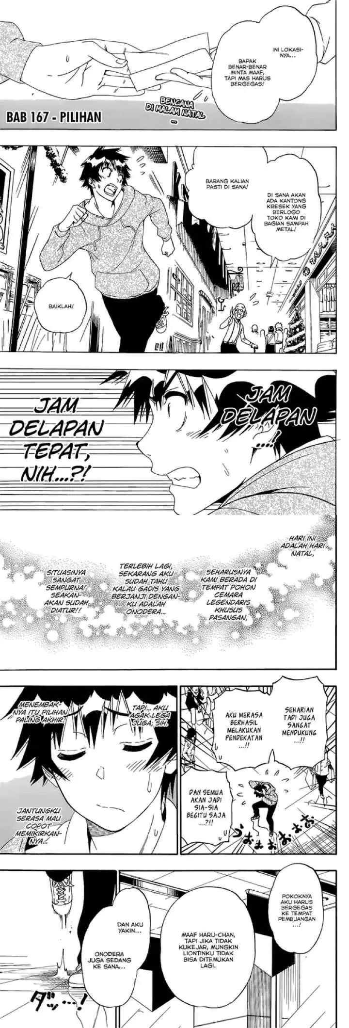 Nisekoi chapter 167 halaman 4