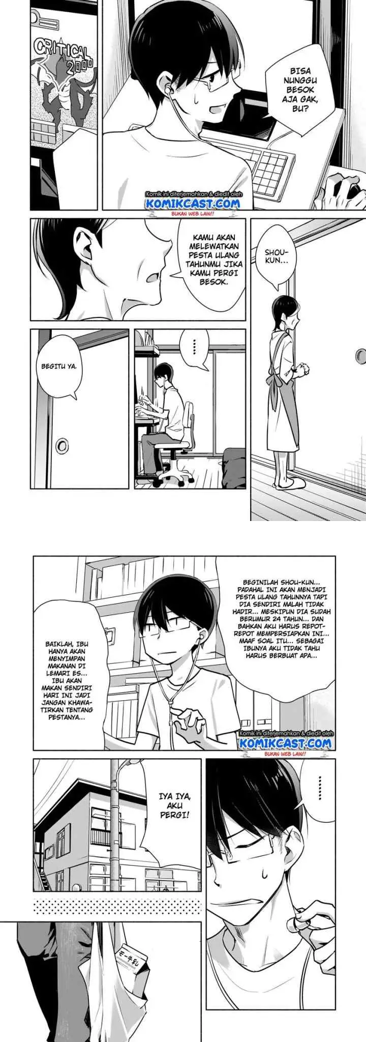 Bocchi no Boku ni Kyousei Kanojo ga Yattekita chapter 1.1 halaman 5