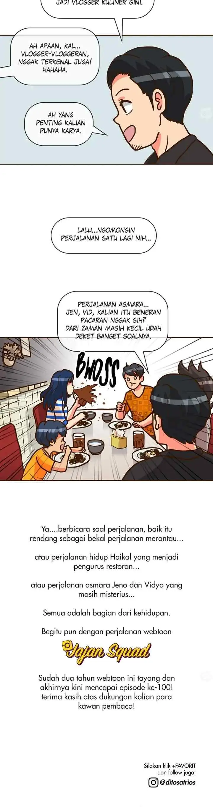 Jajan Squad chapter 100 halaman 4