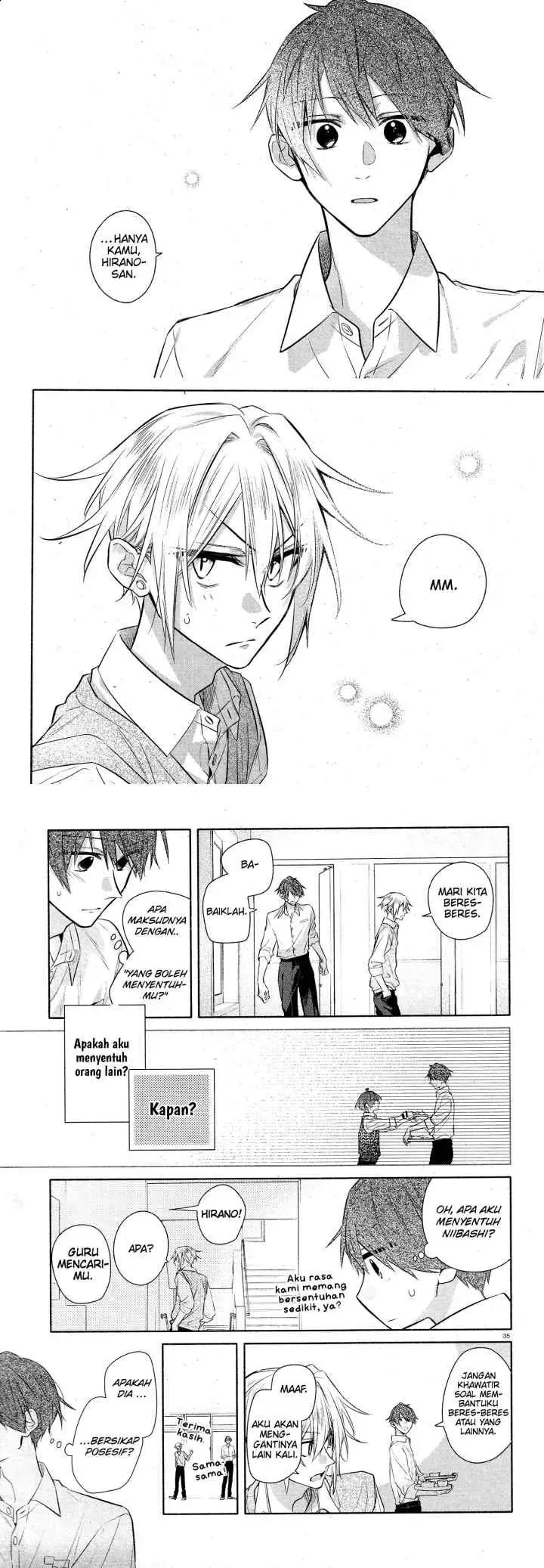 Hirano to Kagiura chapter 33.2 halaman 18