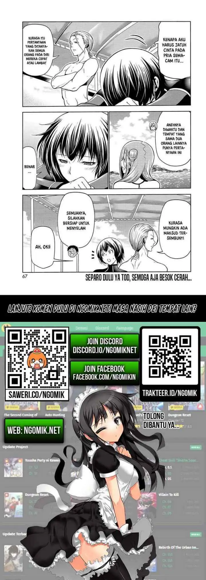 Grand Blue chapter 68.1 halaman 15