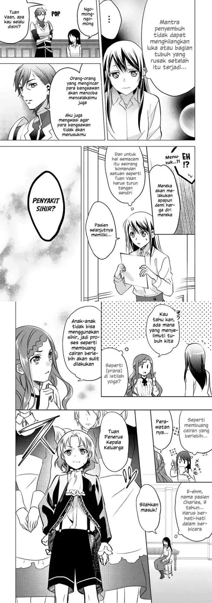 Isekai de ~Kuro no Iyashi Te~ tte Yobareteimasu chapter 9 halaman 7
