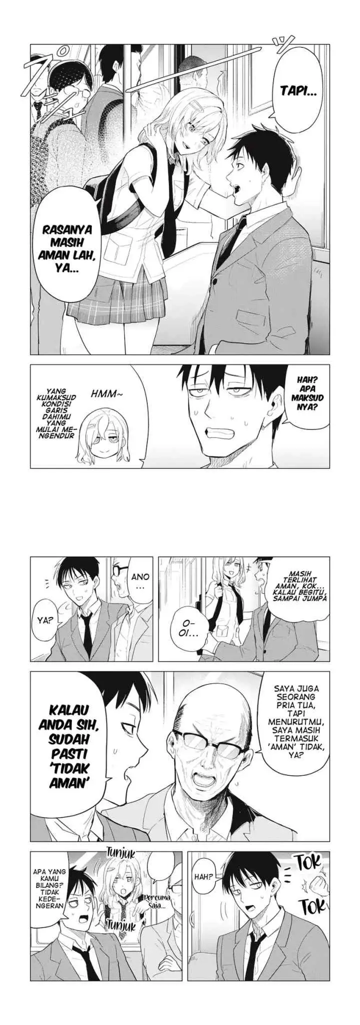 Asa no Tsuukin Densha de, Yatara to Hanashikakete Kuru Joshikousei chapter 1 halaman 8