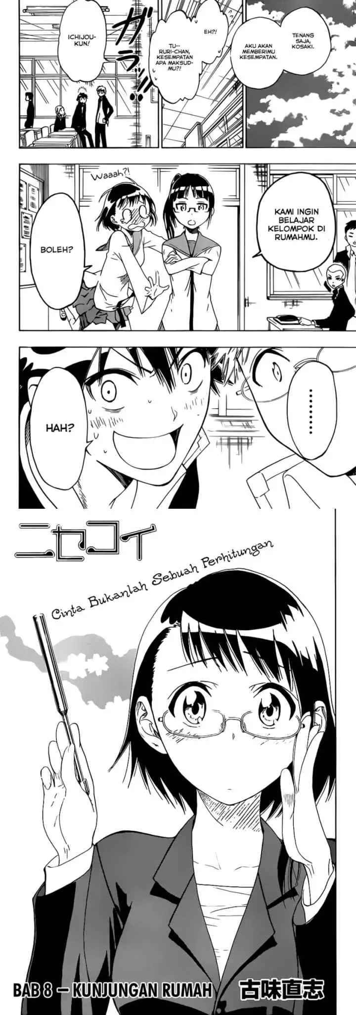 Nisekoi chapter 8 halaman 8