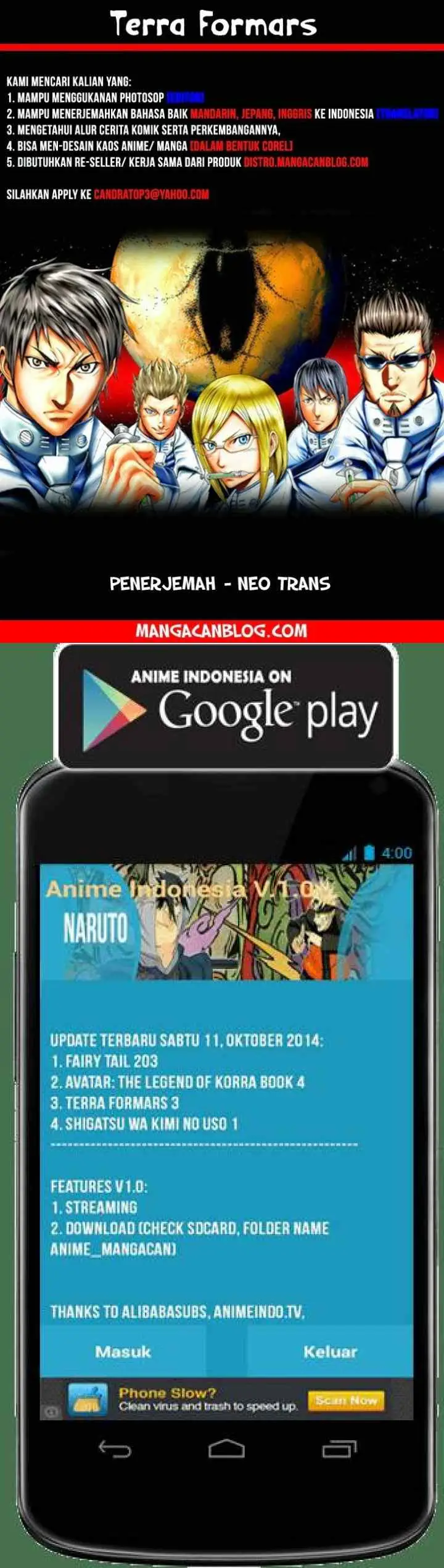 Terra Formars 2 chapter 17 halaman 11
