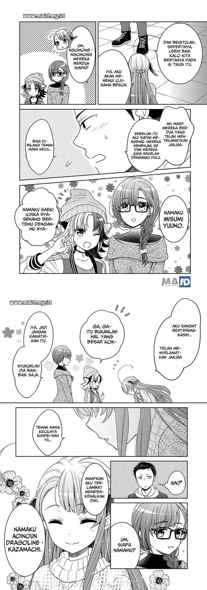 Kitaku Tochuu de Yome to Musume ga Dekita n dakedo Dragon datta chapter 5 halaman 16