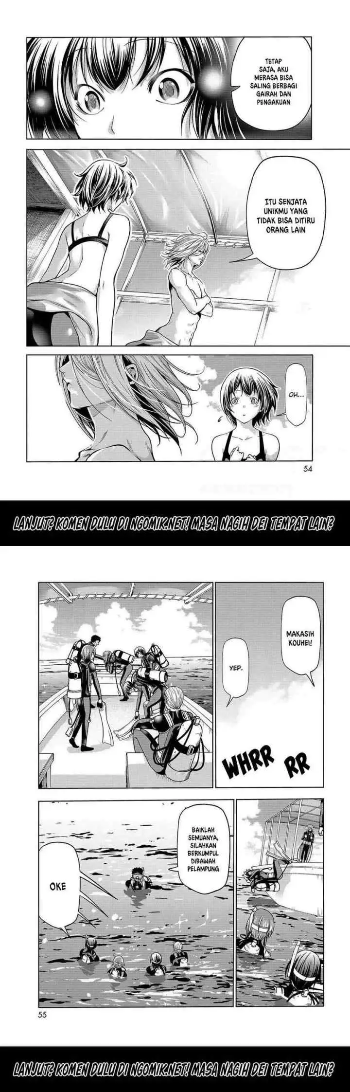 Grand Blue chapter 68.1 halaman 9