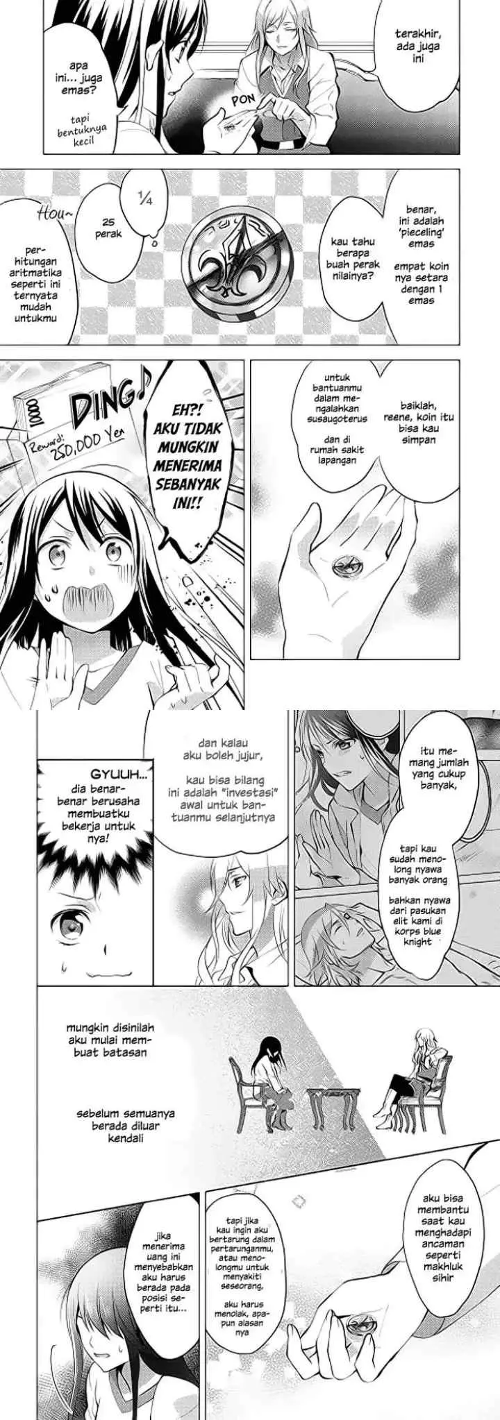 Isekai de ~Kuro no Iyashi Te~ tte Yobareteimasu chapter 6 halaman 7