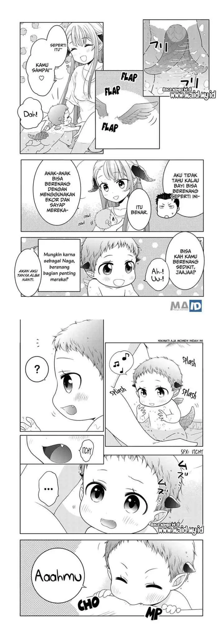 Kitaku Tochuu de Yome to Musume ga Dekita n dakedo Dragon datta chapter 9.1 halaman 7
