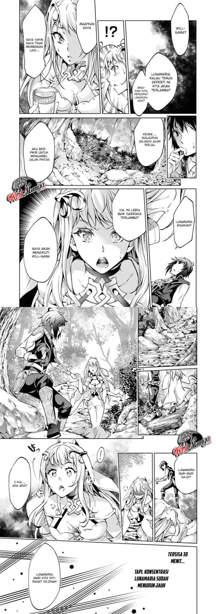 Kamigami ni Sodaterare Shimo no, Saikyou to Naru chapter 4.2 halaman 4