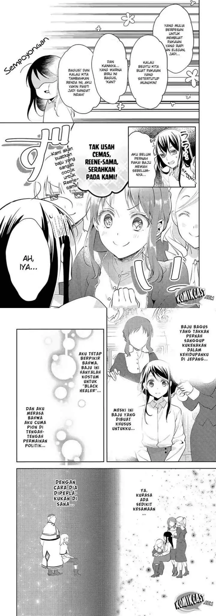 Isekai de ~Kuro no Iyashi Te~ tte Yobareteimasu chapter 18 halaman 4