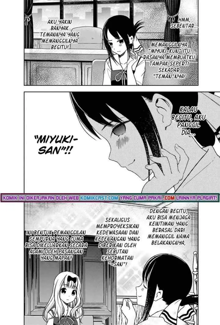 Kaguya-sama wa Kokurasetai: Tensai-tachi no Renai Zunousen chapter 264 halaman 6