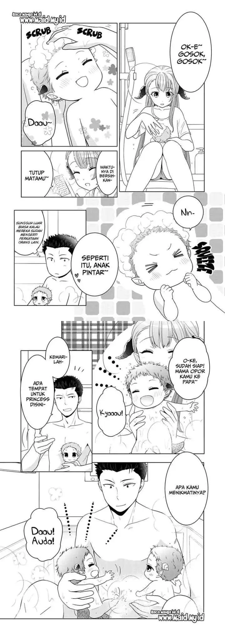 Kitaku Tochuu de Yome to Musume ga Dekita n dakedo Dragon datta chapter 9.1 halaman 5