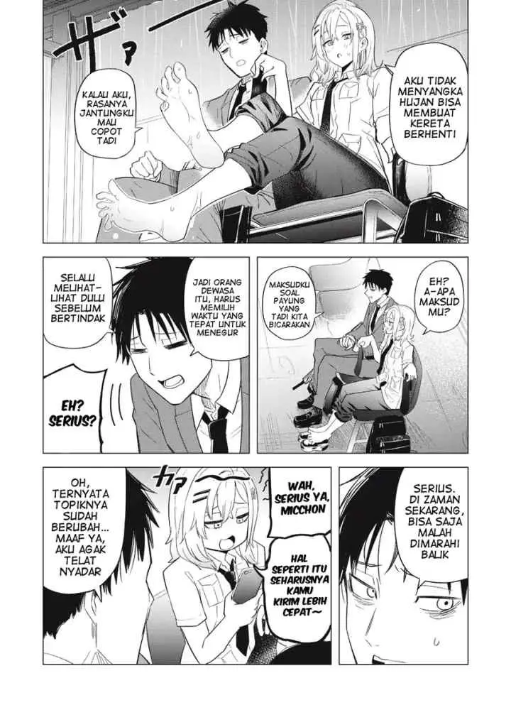 Asa no Tsuukin Densha de, Yatara to Hanashikakete Kuru Joshikousei chapter 3 halaman 9