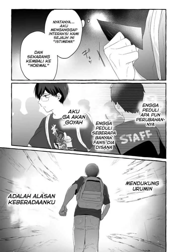 Damedol to Sekai ni Hitori Dake no Fan chapter 27 halaman 7