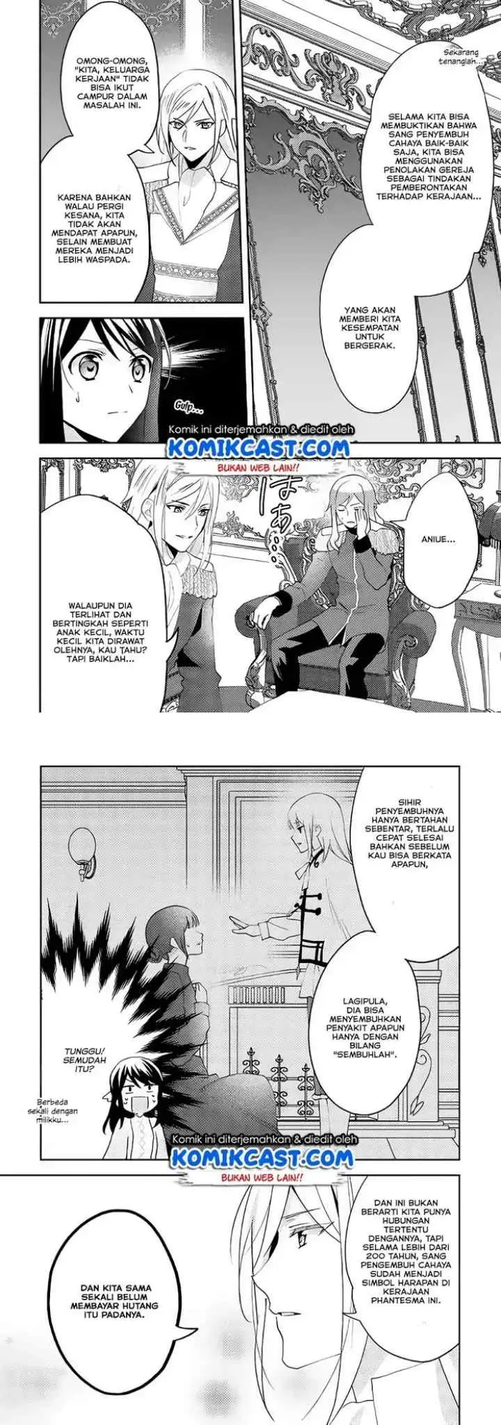 Isekai de ~Kuro no Iyashi Te~ tte Yobareteimasu chapter 38 halaman 4