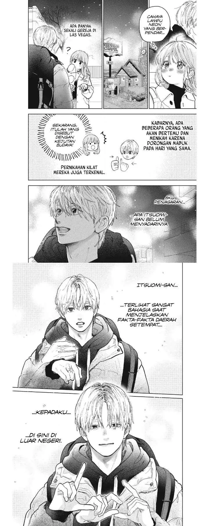 Yubisaki to Renren chapter 54 halaman 15